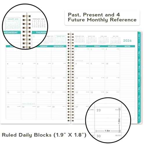 2026 Monthly Planner - 2026 Planner from January to December, Calendar Planner with Tabs, Inner Pocket, 8.5¡®¡¯ x 11¡®¡¯