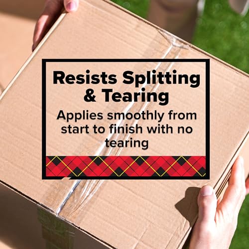 Scotch Heavy Duty Moving Tape with Dispensers - 6 Rolls, 1.88 in x 800 in, Strong Sealing