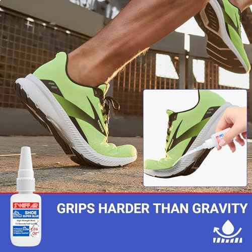 Shoe Glue, Super Clear Shoe Glue Sole Repair, Heavy Duty Repair Adhesive for Boot, Sneakers, Rubber Insole, Bottom, Leather Shoes, High Heels,Sandals, Waterproof, Quick Fix and Easy to Use