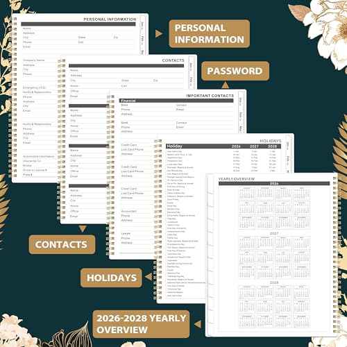 2026-2027 Monthly Planner - Jan 2026 - Dec 2027, 2 Year Monthly Calendar 2026-2027, 9" ¡¿ 11" Calendar Planner, 24 Months, Tabs, Back Pocket, Twin-Wire Binding, Note Pages