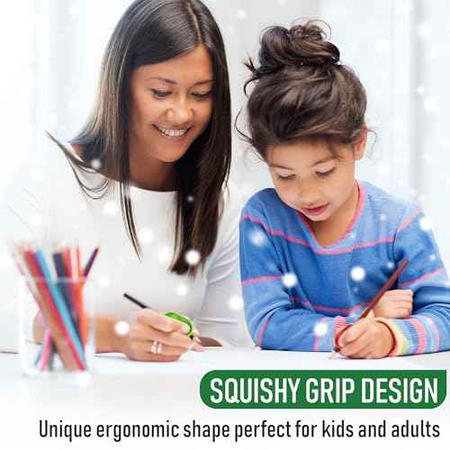 The Pencil Grip Pinch Grip, Ergonomic Writing Aid, Gloss Colored Pencil Grips, 6 Count - TPG-12706
