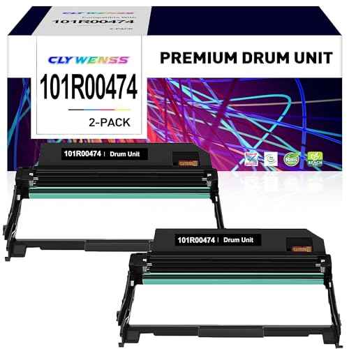 Compatible Drum Unit Replacement for Xerox 101R00474, Works with Xerox 106R02777 Toner for WorkCentre 3215 3215NI 3225 3225DNI Phaser 3260 3260DI 3260DNI 3052 Printer (Only Drum, 2-Pack)