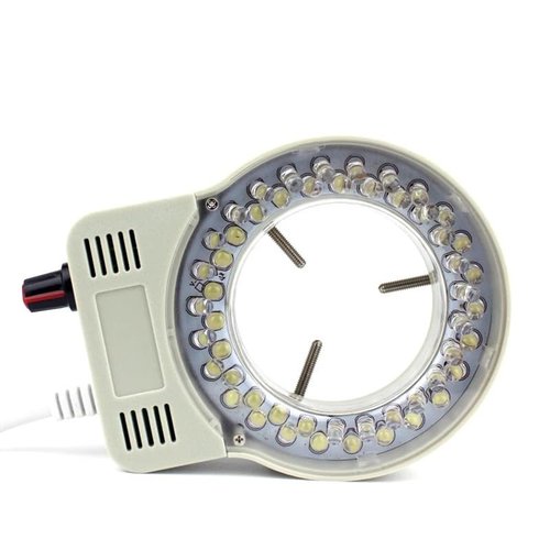 Microscope Microscope Ring Light Adjustable Ring Light Iluminator Lamp for Industry Stereo Microscope Camera Magnifier Light Source(White)