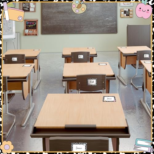 144 Pcs Classroom Name Labels - Self-Adhesive School Desk & Office Tags