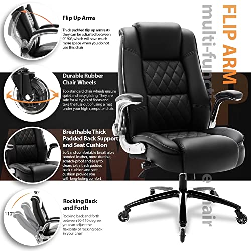 EZAKI Black High Back Ergonomic Office Chair with Lumbar Support