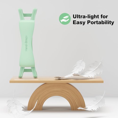 2 Pack Comfortable Hand Strap for Kindle and Tablets, Kindle Accessories for Reading in Bed, Secure and Lightweight Grip Holder for 4.7-8" Tablet/Paperwhite/Kobo/Oasis/E-Book/Phone (Matcha)