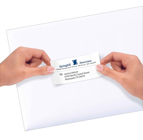 Avery Repositionable Shipping Labels for Laser Printers 2 x 4, Box of 1,000 (55163)