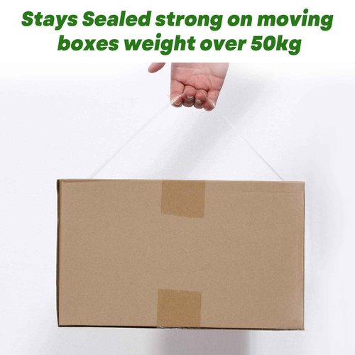 Minghaoda Clear Packing Tape (48 Rolls), Heavy Duty Packaging Tape for Shipping Packaging Moving Sealing, 2 inches Wide, 65 Yards Per Roll