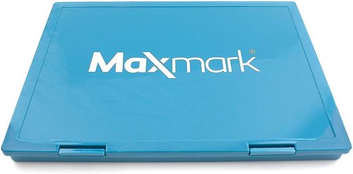 MaxMark Extra Large Purple Ink Stamp Pad - 8.25" x 11.5" - Durable Industrial Felt Pad