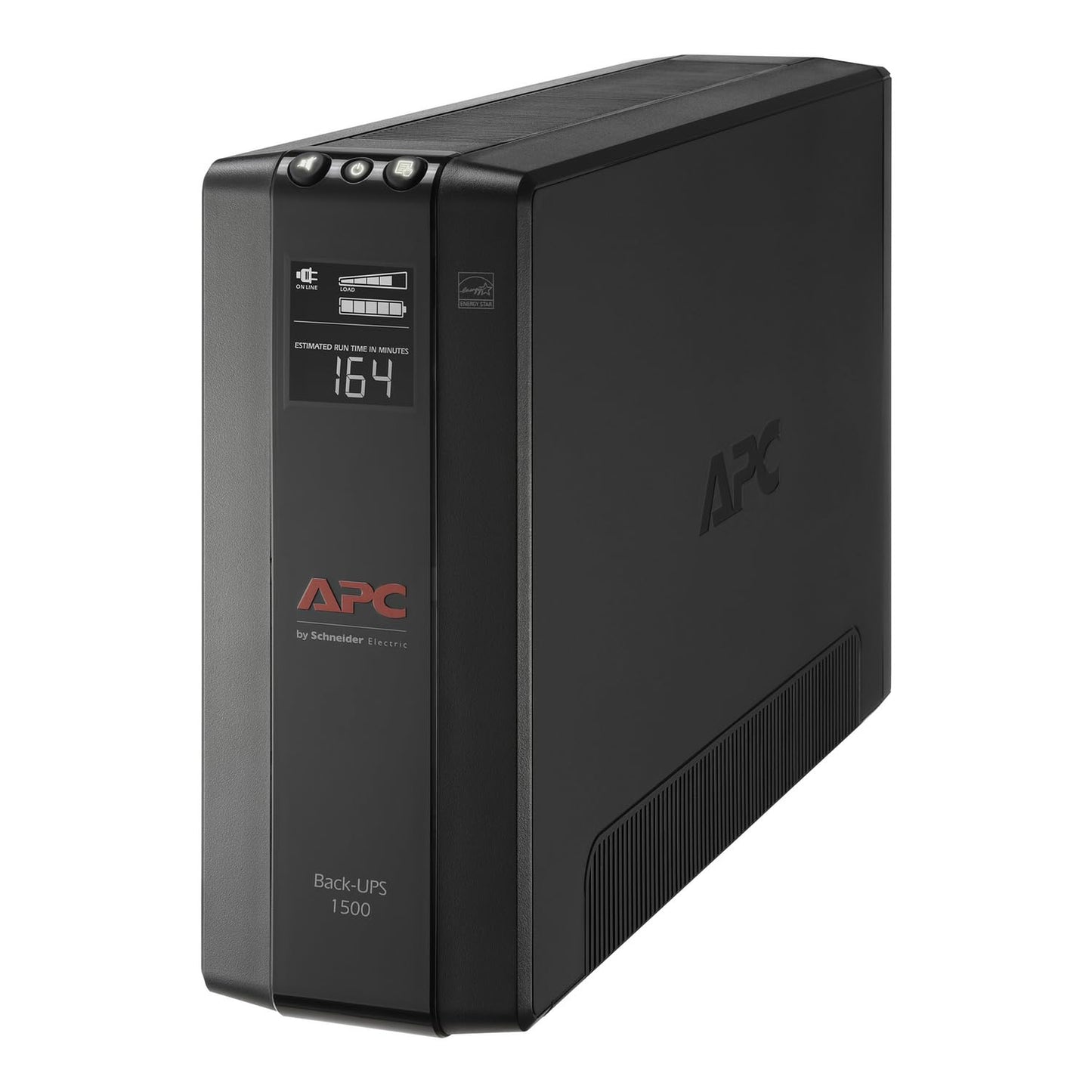 APC UPS 1500VA/900W Pro UPS Battery Backup for Office Electronics, BX1500M