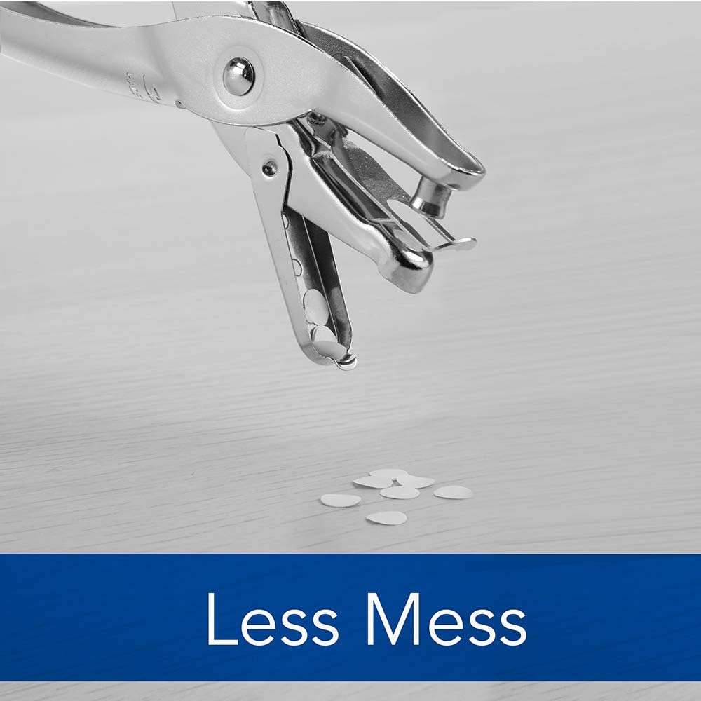 Swingline Single Hole Punch - 5 Sheet Capacity Chrome Paper Puncher | Durable & Stylish Design