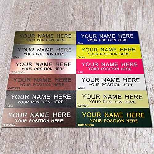 Personalized Name Plate With Wall Or Desk Holder Customized Engraving 2x8