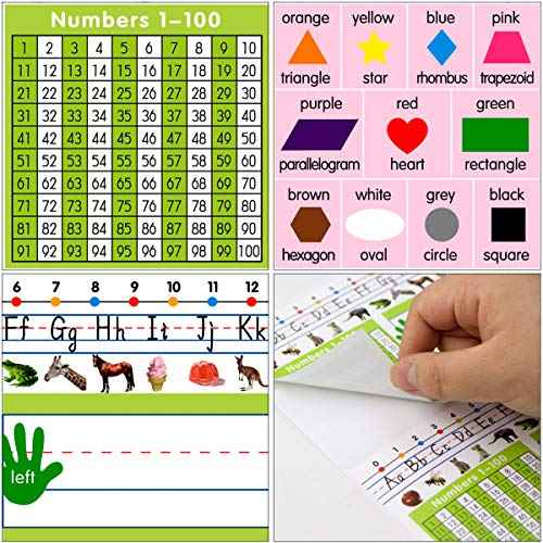 Traditional Manuscript Nameplates Self Adhesive Primary Students Desk Plates Pack of 36