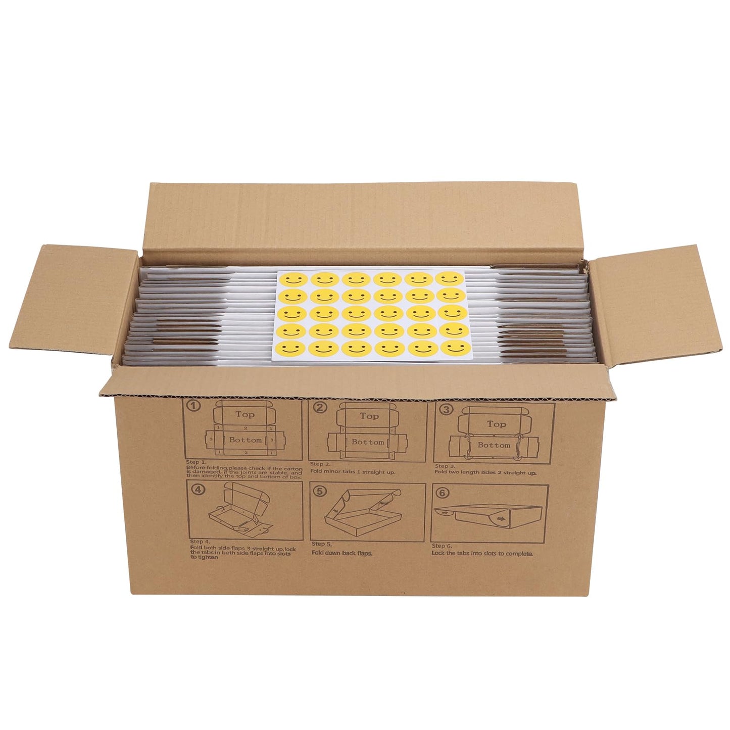 HORLIMER 9x6x3 Shipping Boxes Set of 30, White Corrugated Cardboard Mailer Box for Packing Small Business
