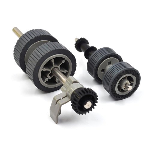 Zhupoub Scanner Exchange Roller Kit Compatible with Fujitsu Scanner Fi-6130 Fi-6130Z Fi-6230 Fi-6140 Fi-6240 Fi-6125 Fi-6225, PA03540-0001 PA03540-0002 Pick Roller