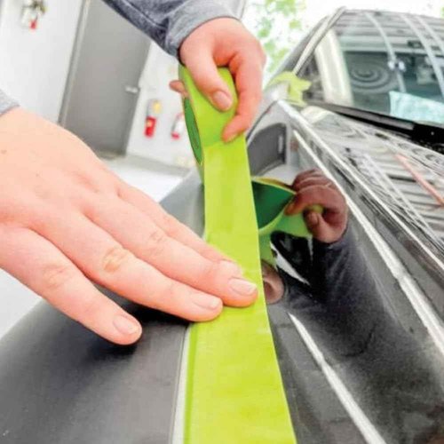 LAUCO DINOGREN High Performance Masking Tape for Car Paint, Heat & Water Resistant, Multi-Purpose Green (0.75 in (48 Rolls))