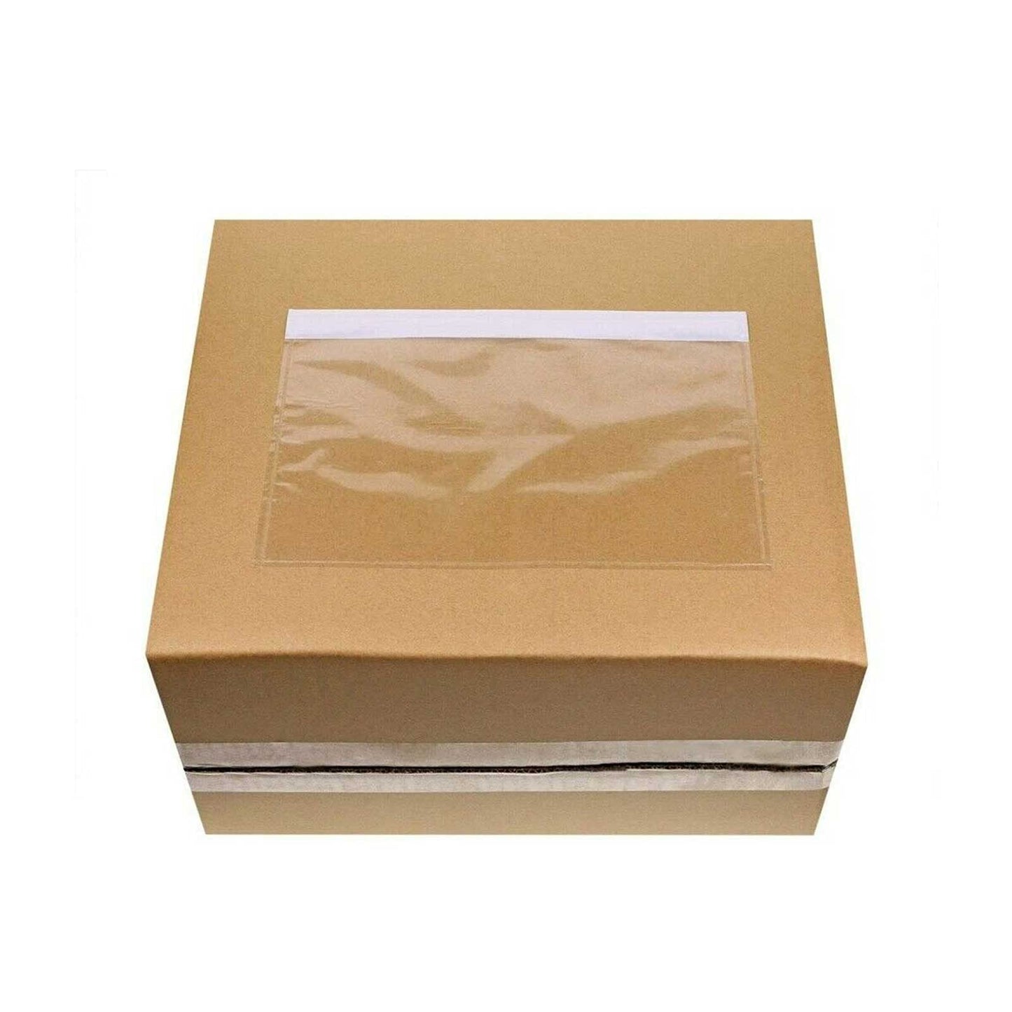 7.5'' x 5.5'' Packing List Pouches, Shipping Label Envelopes Clear Adhesive Top Loading Packing List - 50 Pack