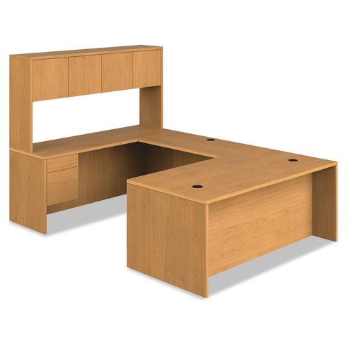 HON 10585RCC 10500 Series Large L or -Inch U-Inch Right 3/4-Height Ped Desk, 72 x 36, Harvest