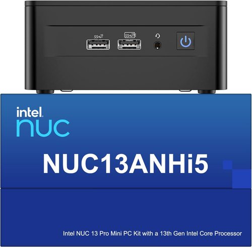 Intel NUC 13 Pro Mini PC - Core i5-1340P, 16GB RAM, 512GB SSD | 8K/4K Display, WiFi 6E, Windows 11 Pro