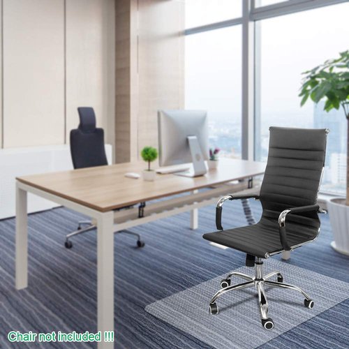 Winado Office Chair Mat for Carpet, 36"x48" Non-Slip Under Computer Desk Chair Carpet Protector, Heavy Duty Clear Plastic Chair Mats for Rolling Gaming and Work Chairs (90 * 120 * 0.2cm)