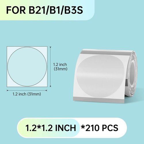 NIIMBOT B1 Label Maker - Includes 2 Rolls of Tape for Easy Organization and Labeling