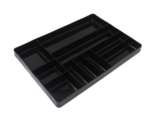 JSP Manufacturing Black Stackable Lightweight 10 Compartment Organizer Tray (2)