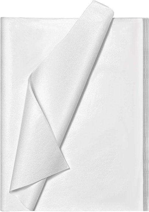 Bobobag White Tissue Paper - 100 Sheets, 20" X 14" | Recyclable Gift Wrapping for Holidays & Crafts