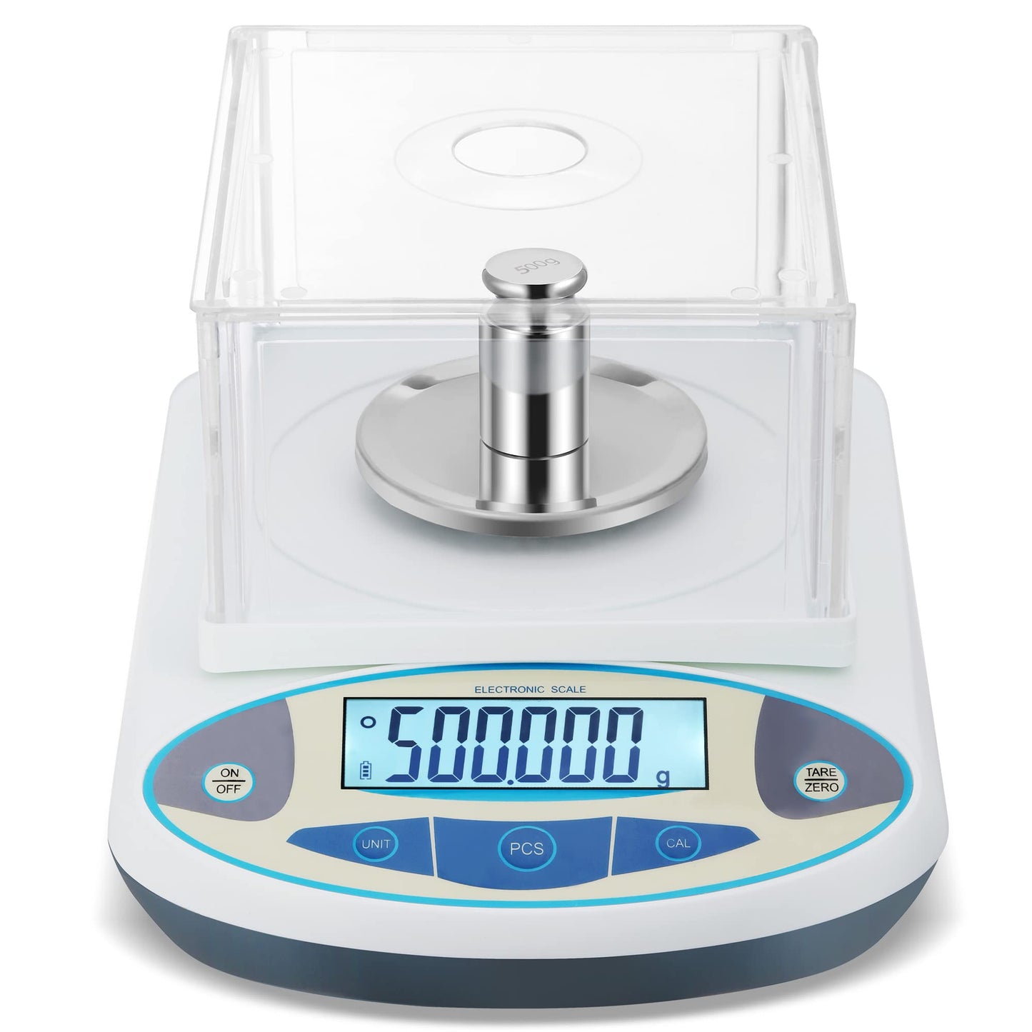 BAOSHISHAN 500g/0.001g Lab Scale Precision 1mg Analytical Electronic Balance Lab Balance for Micro Weighing (500g/1mg)