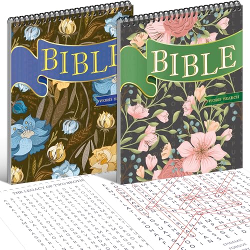 Large Print Bible Word Search Book for Adults - 90 Bible Puzzle Games