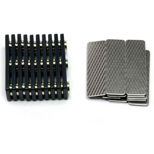 CMS Magnetics Name Badge Magnets - 100 Sets of Magnetic Name Tag Attachments for Badge Makers or Magnetic Name Tag DIY Projects - Made of Strong Neodymium Magnets BM-3MAG