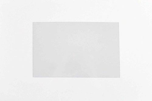 Clear Plastic Report Binding Covers 8-1/2 x 11 inch x 7 mil (216mm x 279mm x 175 microns) [pk of 100] unpunched Standard Letter Size Sheets, Square Corners