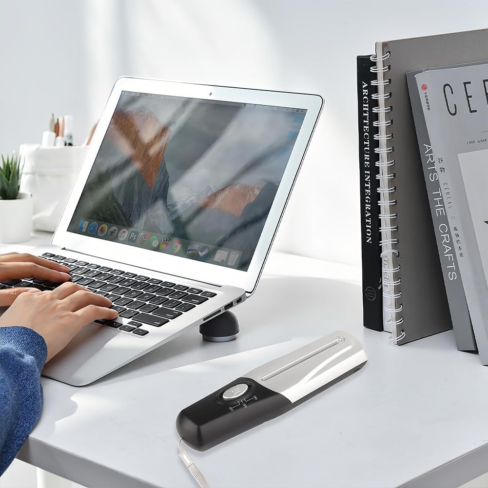 Skiennix Portable Handheld Paper Shredder - Mini USB Document Cutter for Home/Office | 4mm Shredding Capacity