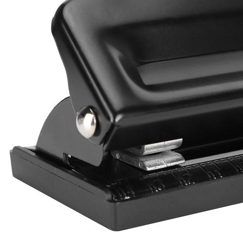 4 Hole Adjustable Punch Manual Home Paper Punching Machines 999D 10 Sheet Capacity Paper Punch Puncher for Office School Crafts Accessories Teacher Supplies, 11.4 x 2.6 x 2.2in