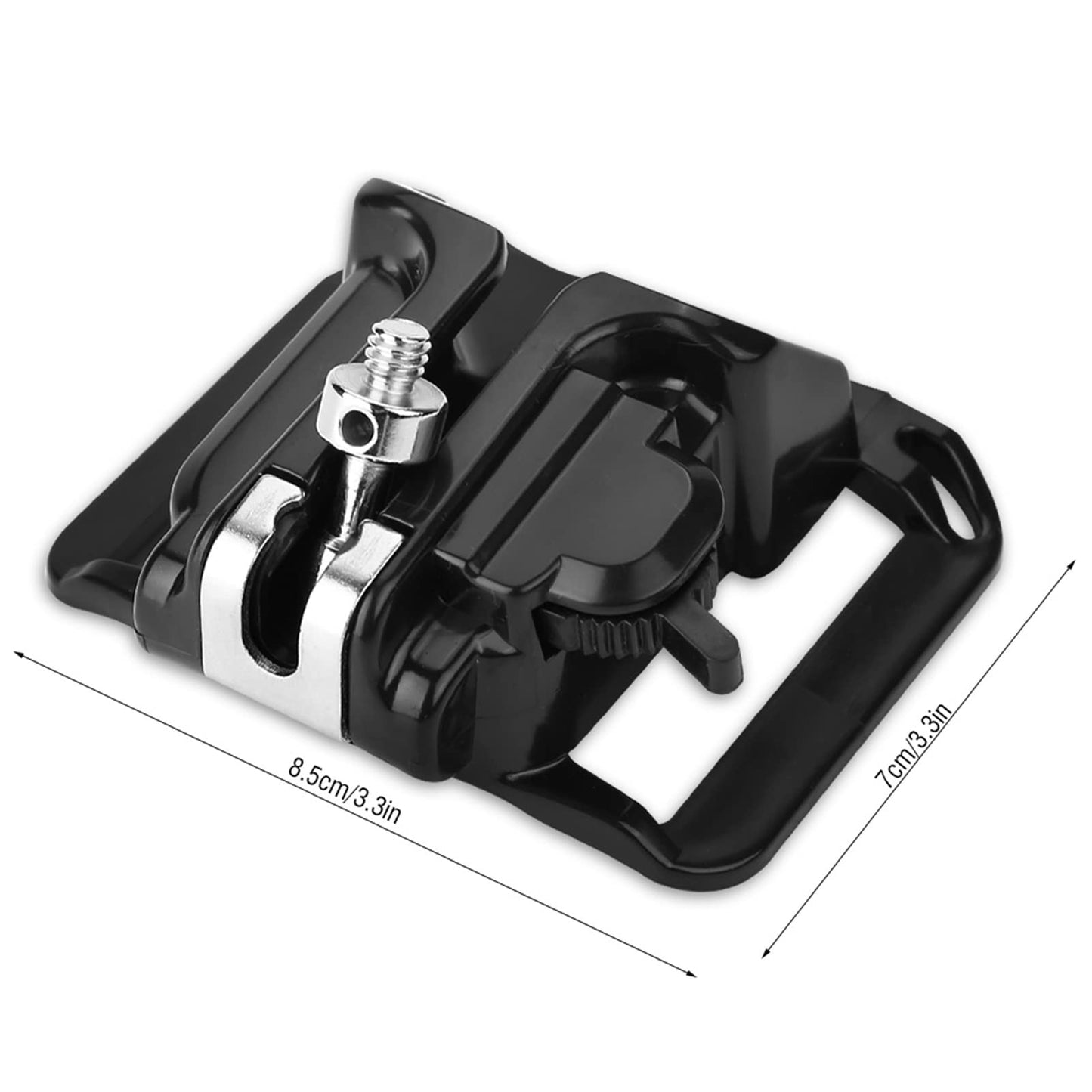 POCREATION Camera Waist Belt Holster Holder, 1Pc Camera Hanger 1/4in Screw Mount Quick Release Waist Belt Buckle Holder for DSLR