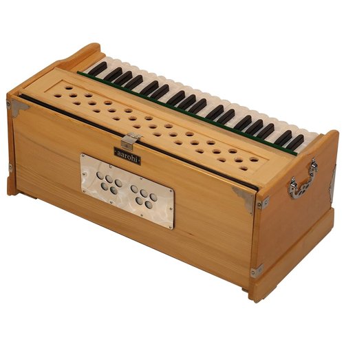 Aarohi S39 "Travel" Harmonium | Professionally Tuned & Refined in U.S. | Indian Instrument ~ Handmade, Lightweight, Perfect for Yoga, Kirtan