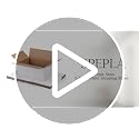 SPEPLA 6x6x6 Inches Small Shipping Boxes Set of 6 - White Corrugated Cardboard