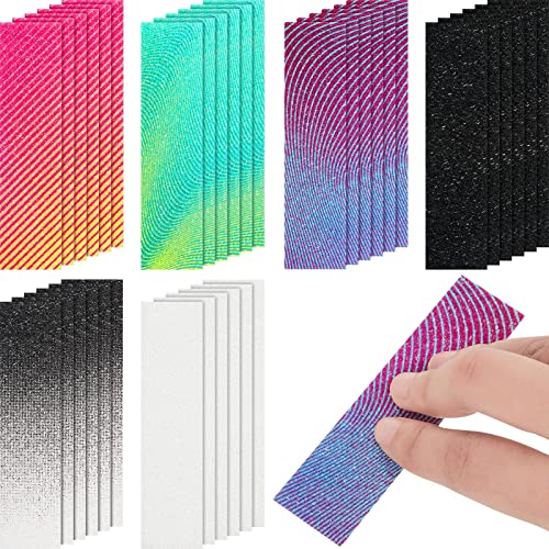 Gersoniel 36 Pcs Gradient Style Anxiety Sensory Stickers Strips for Stress Relief & Focus