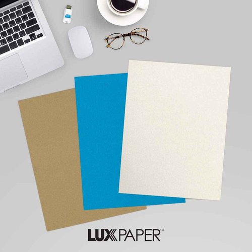 LUXPaper 8.5" x 11" Paper | Letter Size | Quartz Metallic | 80lb. Text | 250 Qty