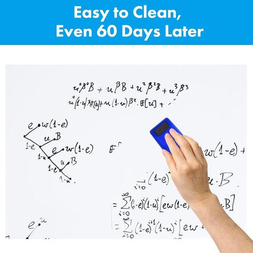 HAMIGAR Magnetic Whiteboard Contact Paper - 36" x 79" Dry Erase Wall Sticker with Marker & Eraser