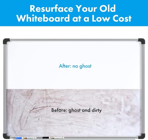 HAMIGAR Magnetic Whiteboard Contact Paper - 36" x 79" Dry Erase Wall Sticker with Marker & Eraser