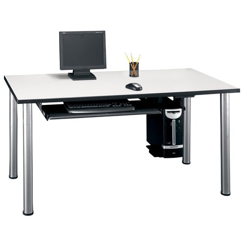 Bush Business Furniture Universal Keyboard Shelf, Desk Accessories for Home or Professional Office, Black