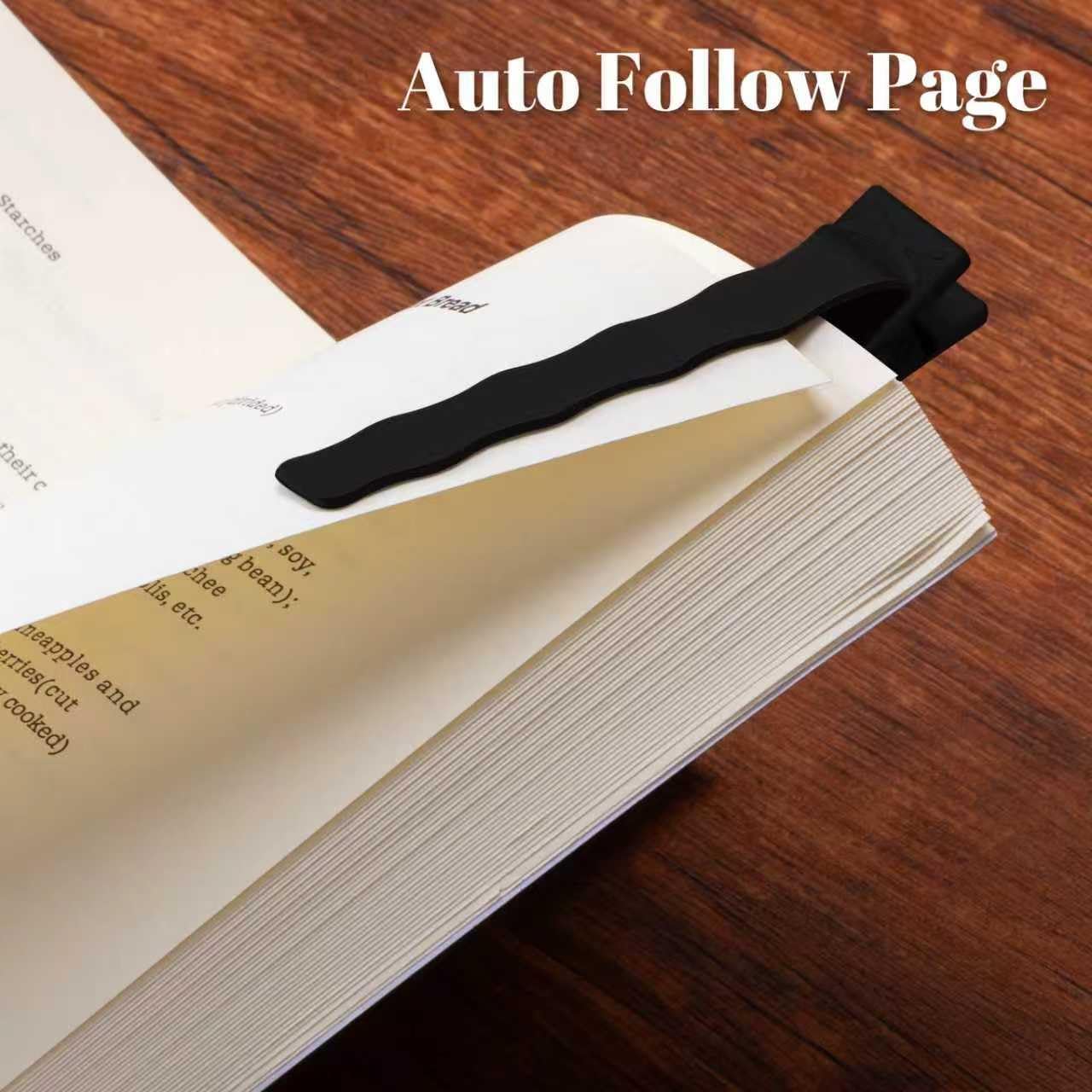 Skiennix Silicone Bookmarks - 3 Pack Automatic Page Holders | Perfect Gifts for Book Lovers & Teachers