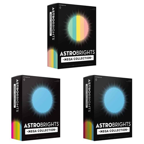 Astrobrights Mega Collection: Colored Cardstock - 10,000 Sheets, Classic