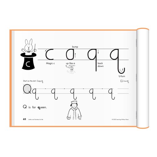 Learning Without Tears Letters and Numbers for Me Student Workbook, Age 5+, Preschool, Handwriting Practice, Writing Book, School & Home, Language Arts, Tutoring, Sensory