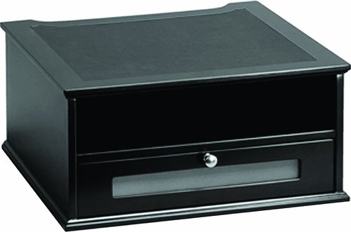 Victor Midnight Black Collection 1175-5 Wood Monitor Stand/Riser