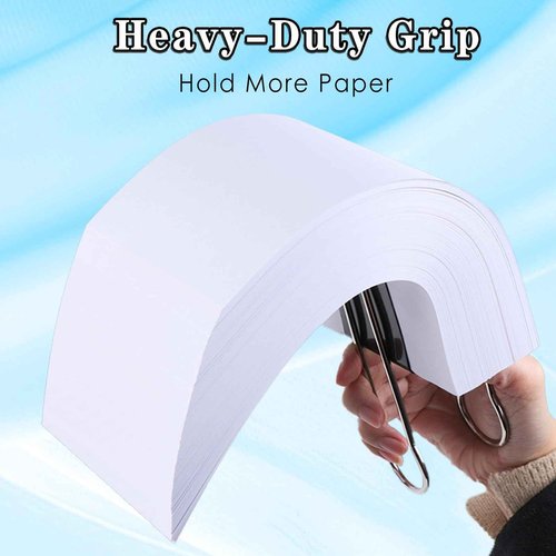 36PCS Jumbo Binder Clips 3 Inch, Black, Binder Clips Extra Large Heavy Duty for Office Supplies