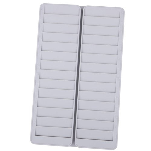 Time Card Holder, Time Card 28 Pockets Slots Wall Mounted Stacking Rack Holder for Employees, Payroll Recorders for Office Factory Supplies