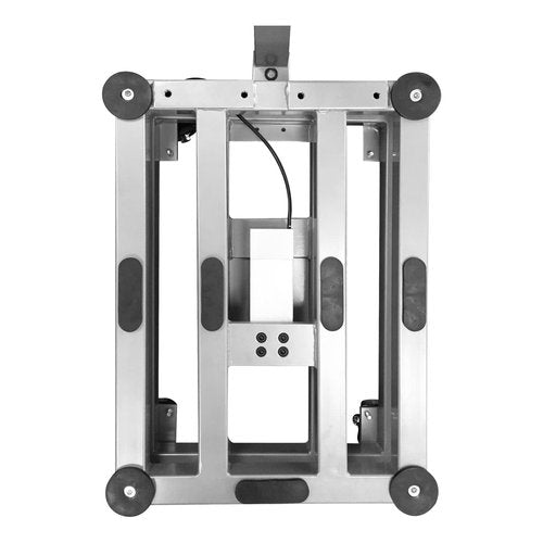 Liberty LS-915-BW Industrial Scale - NTEP Legal for Trade, 500 lb Capacity, 18" x 24" - Heavy Duty with Wheels & Backrail