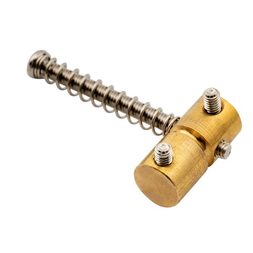 Musiclily Pro 19mm Brass Bass Bridge Saddles for 4 String PB Precision Bass JB Jazz Bass Guitar (Set of 4)
