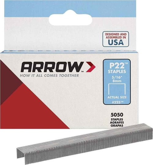 Arrow Fastener P22 Staples 5/16" (12 Packs)